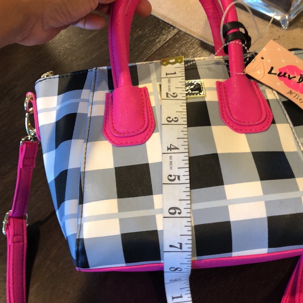 LUV BETSEY by BETSEY JOHNSON Plaid Crossbody purse - Picture 10 of 15